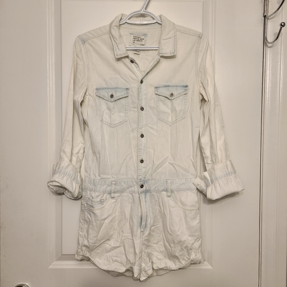 Forever 21 Denim Rhomper